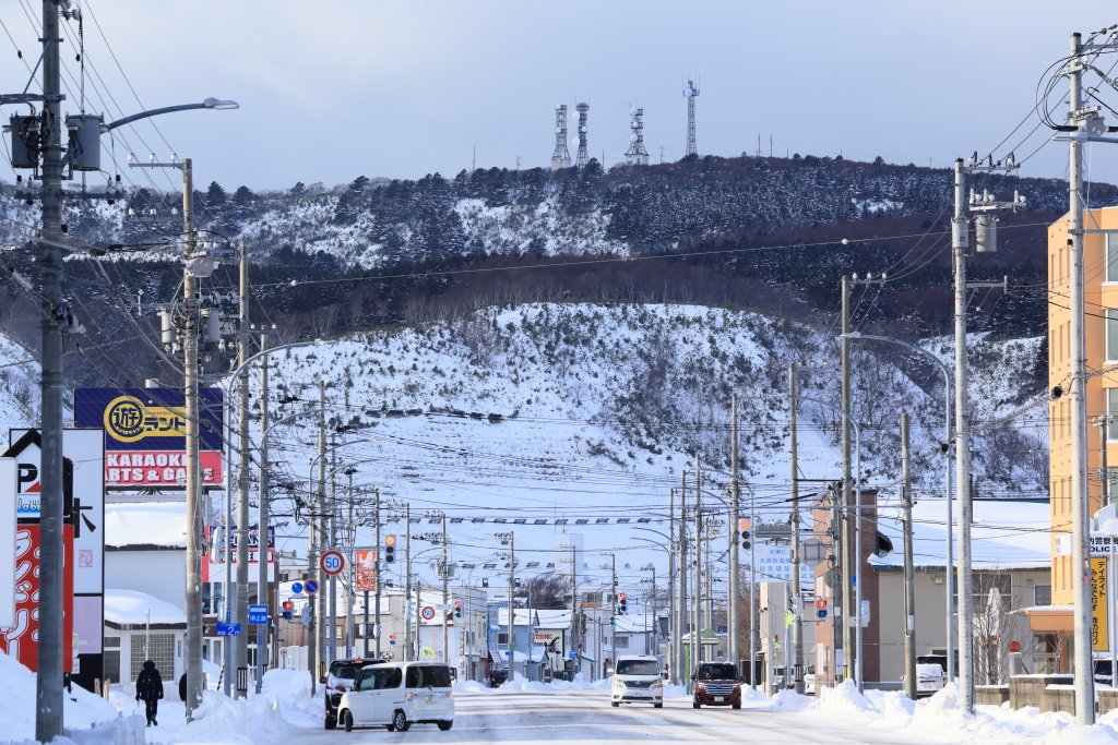 南稚内駅近くから